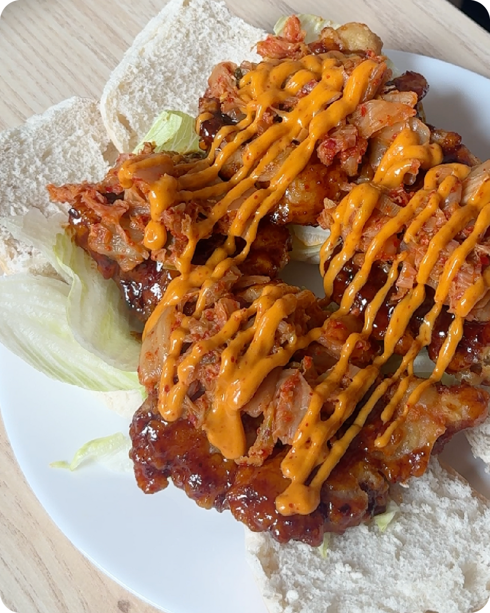 Oh Na Mi Korean Fried Chicken Sandwich