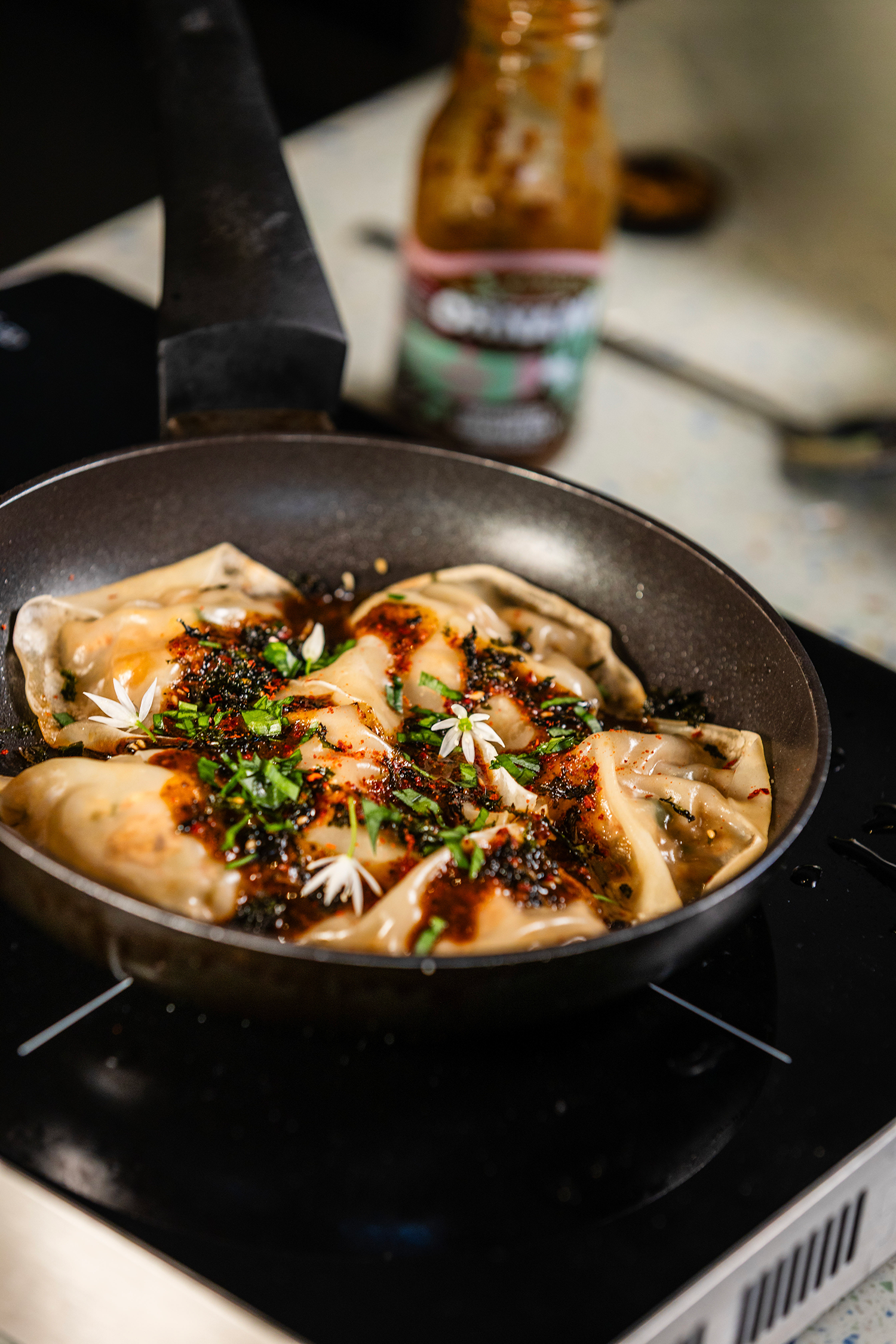 Lazy Korean Dumplings - Mandu