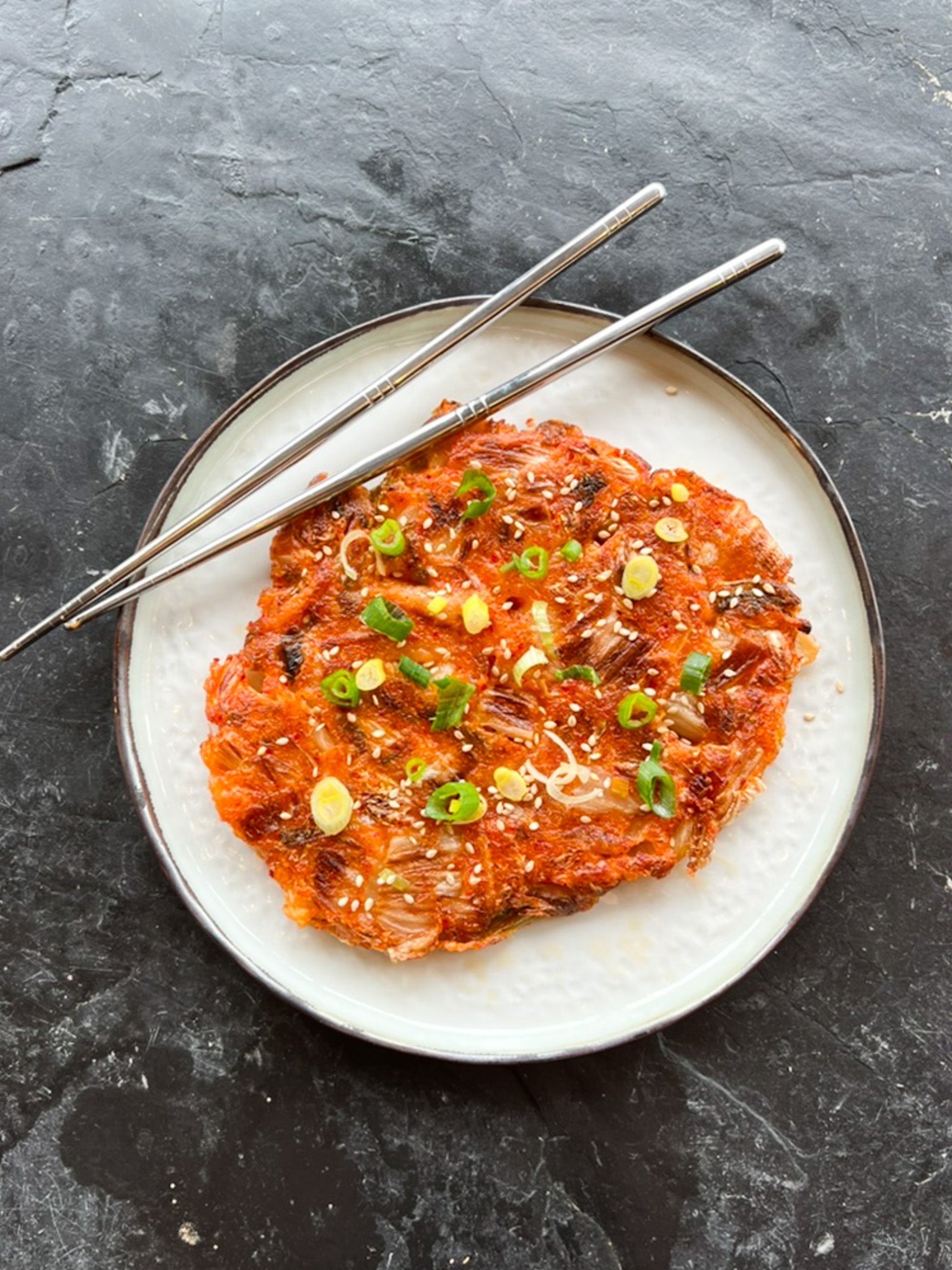 Kimchi Pancake - Kimchi Jeon