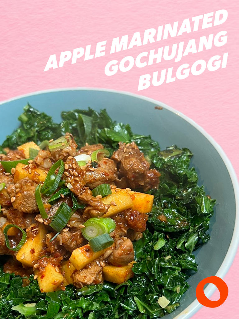 Apple Marinated Gochujang Bulgogi