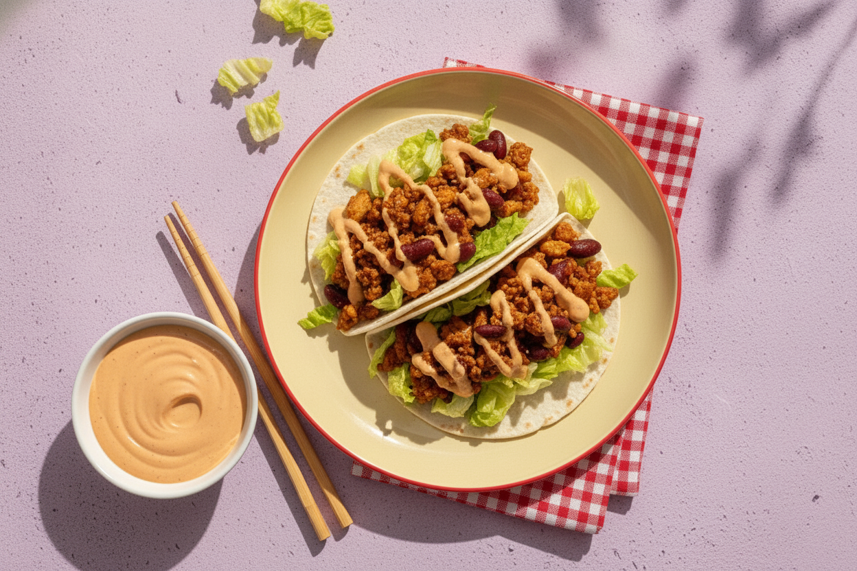 Koreaanse BBQ Kip Wraps
