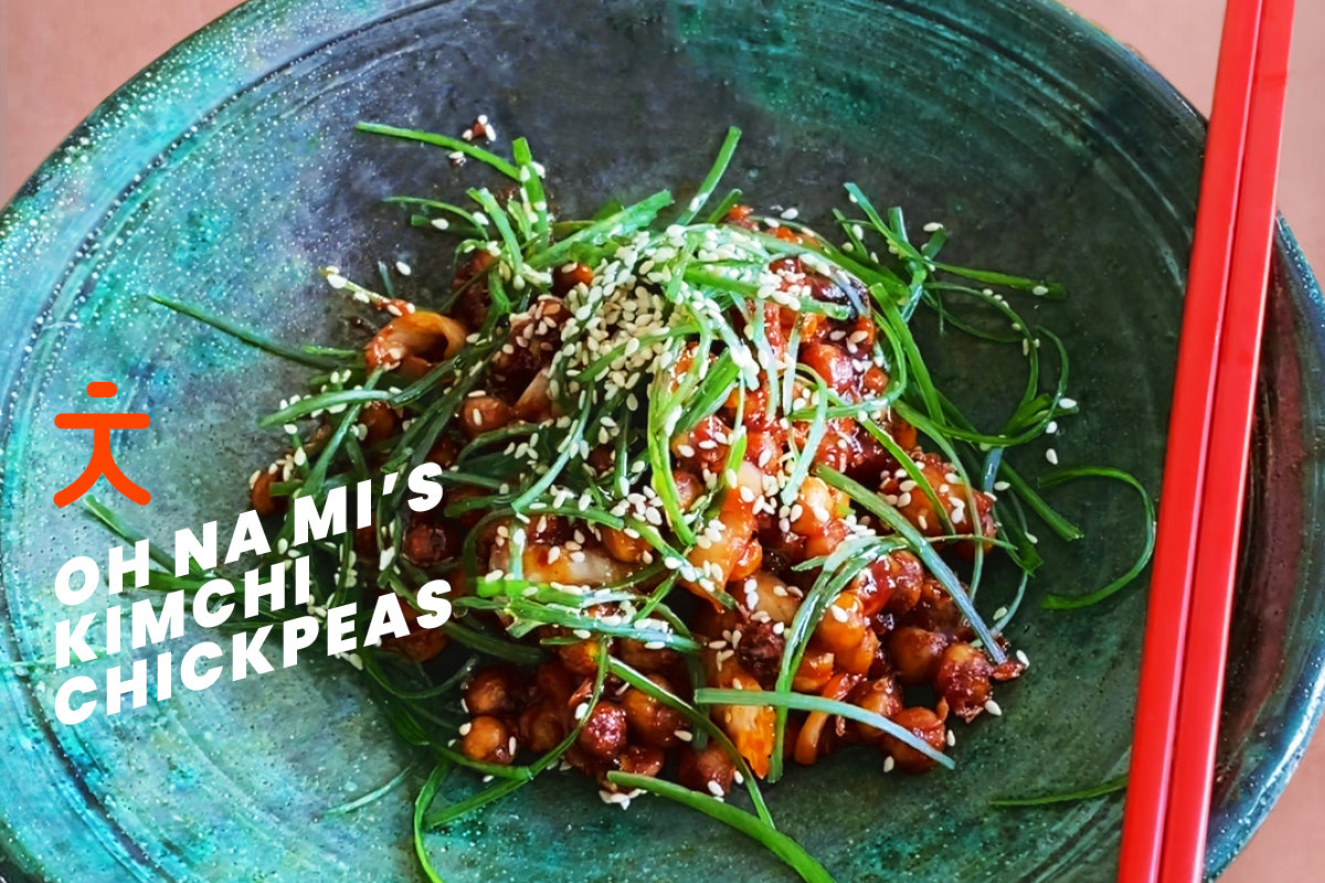 Oh Na Mi's Kimchi Chickpeas 🥢
