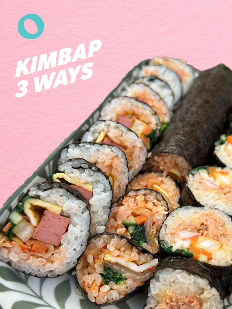 Kimbap - 3 ways