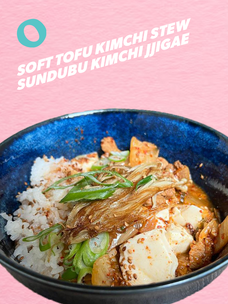 Soft Tofu Kimchi Stew - Sundubu Kimchi Jjigae